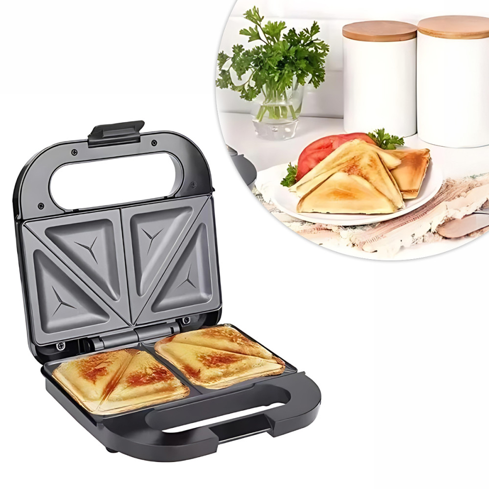 Sanduicheira Elétrica Antiaderente Misto Quente Grill 750w