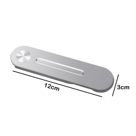 Suporte Universal Celular Clipe Magico Notebook Liga De Aluminio Cor:Prata