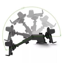 Suporte Para Celular Gps Articulavel Silicon Sucker