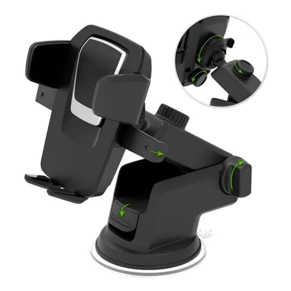 Suporte Para Celular Gps Articulavel Silicon Sucker