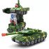 Tanque De Combate Transformar Robô Bate e Volta Música E Luzes