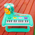 Teclado Piano Musical Brinquedo Infantil Divertido Som Luzes Carrossel