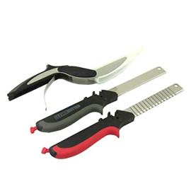 Tesoura Tabua De Corte 3 Em 1 Verduras Carne Legumes