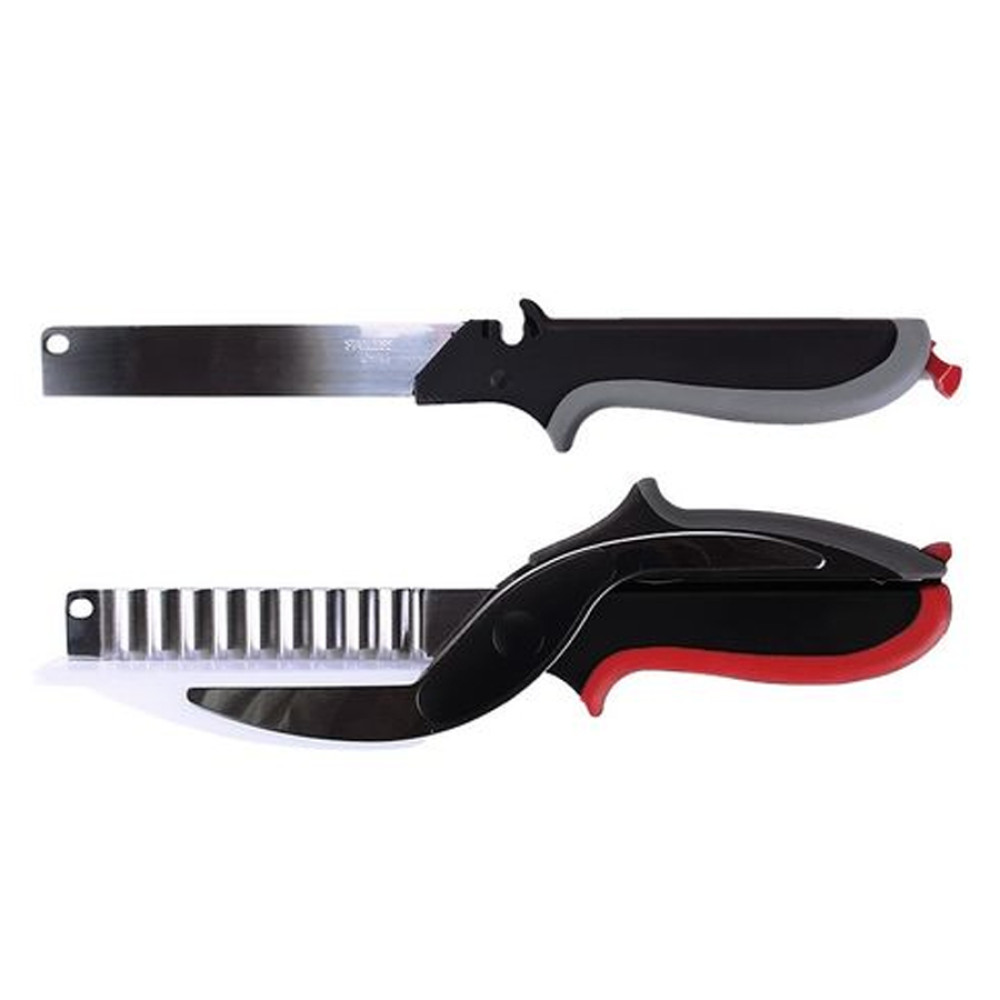 Tesoura Tabua De Corte 3 Em 1 Verduras Carne Legumes