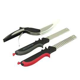 Tesoura Tabua De Corte 3 Em 1 Verduras Carne Legumes